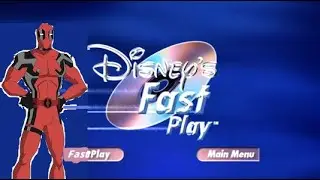 (Fakeyou) Disney's Fast Play Logo, but it's Deadpool from Ultimate Spider-Man