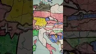 Австрия на моей карте Европы #flag #history #war #country #ww2 #map #music