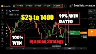 Iq  option simple with strategy  indicator Aligator + FXXTOOL V 1.4.2 - Iq option Trading