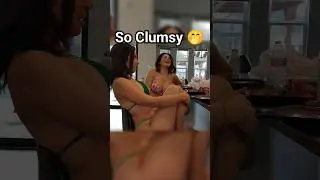 ops I dropped something 🤣 (@fandybtw)  #effort #pool #fitgirls #alinity #fandy