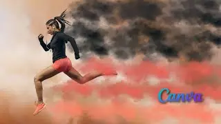 Sandstorm Effect Canva Tutorial Photo Manipulation