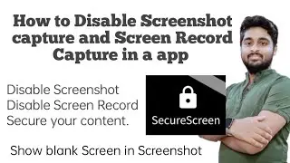 Disable Screenshot in Android Studio. Java and kotlin