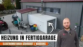 Heizsystem als Komplettl&ouml;sung in Garage - Elektromotoren Gebhardt GmbH