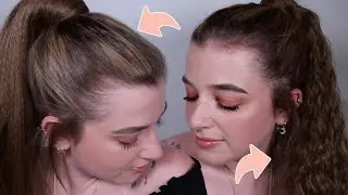 HOW TO WEAR PONYTAIL EXTENSIONS | Insert Name Here (INH) Hair Review & Try On &bull; Melody Collis