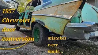 Trifive 1957 Chevrolet 2 door conversion. Mistakes were made...