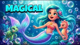 Mermaid Discovers Magic Powers! 🧜‍♀️ Marina Cartoon for Kids | Ep 1