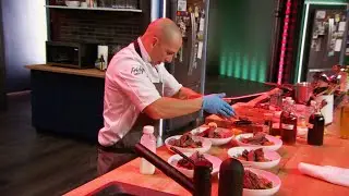 Chef uses Bugle chips as gourmet topping to dinner | Fridge Wars