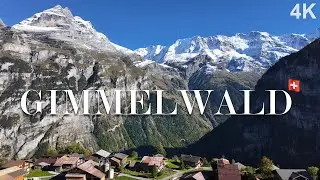 Life in One of Switzerland&rsquo;s Smallest Alpine Villages | Gimmelwald Walking Tour 4K