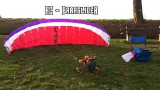 Matthias RC-Paraglider: Hacker RC FLAIR 4.5 + XXL Harness at Germans Spessart Slope