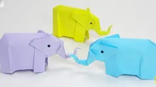 Elephant paper TOYS | Easy paper crafts | Origami elephant| DIY crafts easy | paper toy antistress