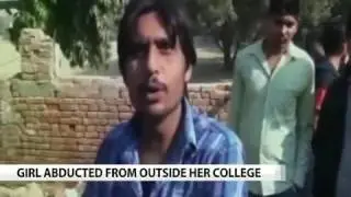 16430 zlodii NDTV Kidnapping on camera׃ Girl dragged into car outside college in Gurgaon