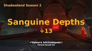 [WoW guild run] Sanguine Depths S2+13, brewmaster monk PoV with eye tracking