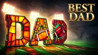 Father's Day Football Dad Ambience 🏈 2 Hour Stadium + Game Day ASMR Sounds | No Ads Screensaver 4k