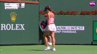 BNP Paribas Open 2017: Heather Watson vs. Nicole Gibbs | Highlights