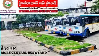 MGBS Bus Stand , Hyderabad | TSRTC | Hyderabad Bus Stand | Telengana | Full journey | CBS Bus Stand
