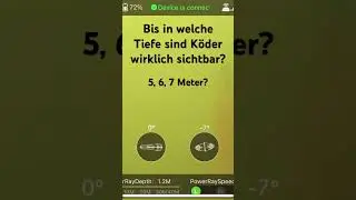 Bis in welche Tiefe sind Köder sichtbar? 🙌🏾 Wirklich?! #hecht #raubfisch