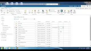 SharePoint 2013: How to edit a list or library using Quick Edit