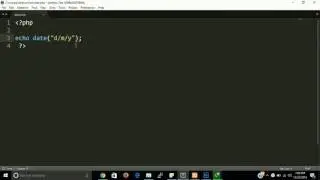 Date Function in php | Learn Php Step by Step