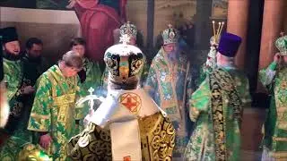 Orthodox Metropolitan of Kiev celebrates Grand Divine Liturgy