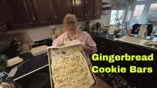 Gingerbread Brownie Cookie Bars Christmas and Thanksgiving dessert #gingerbread #cookiebars