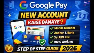 New Google Pay Account Kaise Banaye 2026 | How to Create Google Pay Account | VR TECH
