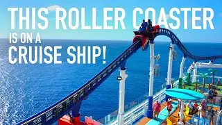 We Rode the Worlds First Roller Coaster on a Cruise Ship! Bolt on the Carnival Mardi Gras!