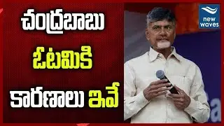 చంద్రబాబు ఓటమికి కారణాలు ఇవే | Reasons for Chandrababu Naidu Defeat | New Waves