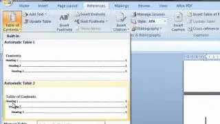 Create Manual with WORD 2007