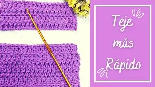 💜TIP PARA TEJER MAS RAPIDO A CROCHET.