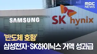 '반도체 호황' 삼성전자·SK하이닉스 거액 성과급 (2026.01.17/12MBC뉴스)