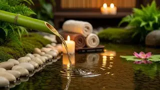 🕯️🎹 Spa Zen Water Sounds with Gentle Piano | Calm Mind & Inner Peace