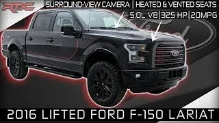 Lifted 2016 Ford F-150 Lariat | Sports Package | WorldWide Delivery | ridetime.ca