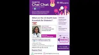 Silver Star's Diabetes Chai Chat 9th August 2023.
