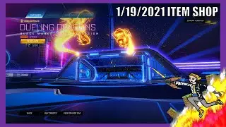 *Black Market* Orange Striker Dueling Dargons Goal Explosion! | Rocket league Item Shop (19/1/2021)