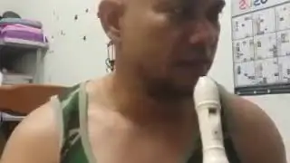 Skills bermain seruling yang sangat mudah Di tiru 👍🎼🎼