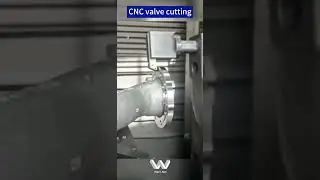 CNC valve cutting #cnc #processing #machining#cutting#valve
