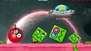 Bossy Ball 5 - All Levels - Fight All Bosses(Fast Speed Gameplay)