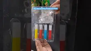 Let&rsquo;s DIY glue painting kuromi #keychain#shorts#youtube