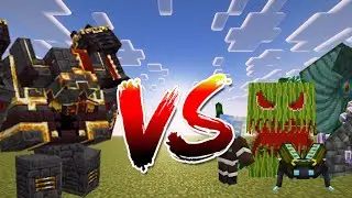 NETHERITE MONSTER VS THE PREDATORS | Minecraft Mob Battle