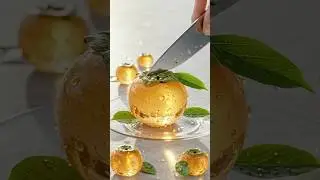 5-Second AI Fruit Slice 🍊🔪 | Watch the Perfect Cut #aishorts #ai #synapsestudio #shorts #5second