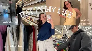 a day in my life vlog *boyfriend visits & lots of shopping*