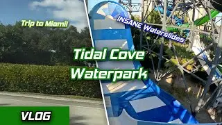 INSANE Waterslides in Miami! | Tidal Cove Waterpark Vlog