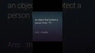 An object that protect a person form??? #pscprelims #gk #motivation