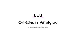 On-Chain Analysis 101 Lec#1 - (ENG)