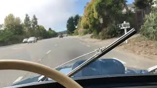 1955 4CV at speed