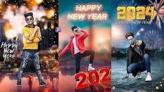 Happy new year 2024 photo editing - new year photo editing | mgx editor