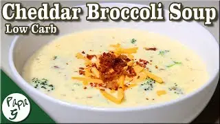 Thick and Creamy Cheddar Cheese and Broccoli Soup &ndash; Very Easy Low Carb Keto Recipe