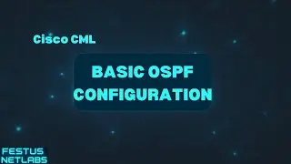 Basic OSPF Configuration on Cisco IOS (Step-by-Step in Cisco CML)