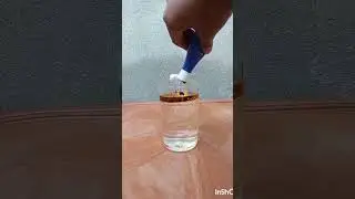 water, oil and Ujala experiment    #shorts #trending