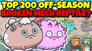 NEW META TEAM AXIE INFINITY - Off Season Grind - Meta Build 1700 MMR | Mech Reptile Plant | STRATEGY